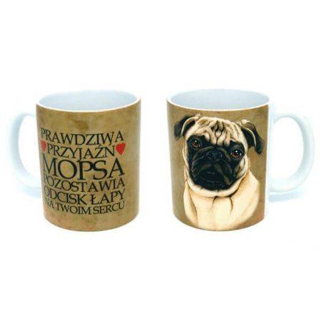 Power gift kubek z pupilem mops 300 ml