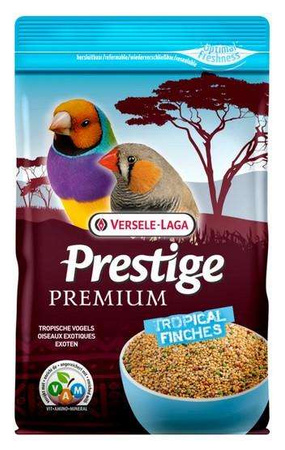Versele-laga prestige tropical finches premium małe ptaki egzotyczne 800g