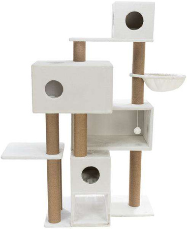 Catarina, drapak stojący, dla kota, biały, 188 cm