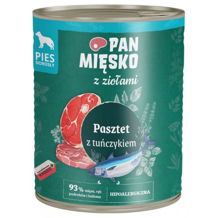 Pan Mięsko z Ziołami Pasztet z tuńczykiem 800 g