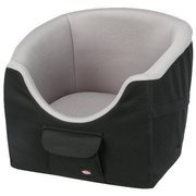 Siedzisko samochodowe, 41 × 39 × 42 cm, czarno/szare