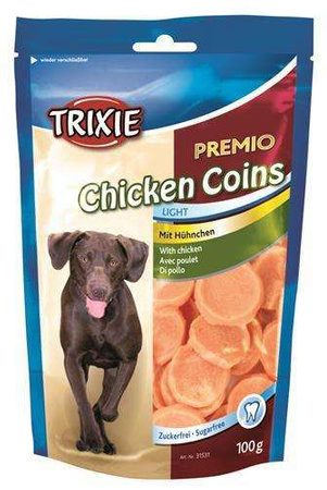 TALARKI Z MIĘSEM DROBIOWYM 100g  -CHICKEN COINS 100g
