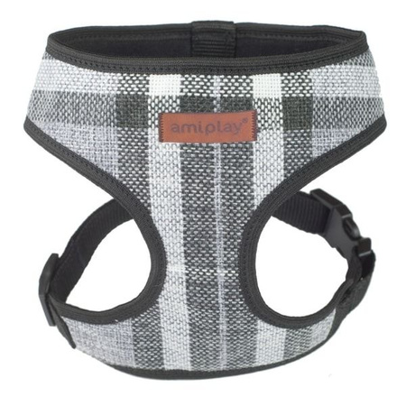 Szelki dla psa amiplay scout london xs, m, xl szare