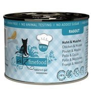Catz Finefood Ragout kurczak z małżami dla kota 180 g