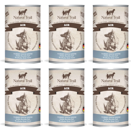 ZESTAW Natural trail air dla psa 400 g x 6 szt