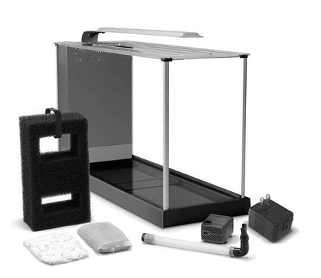 Akwarium szklane Fluval SPEC V z LED, 19L, 52 cm x 29.5 cm x 19 cm, czarne