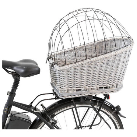 KOSZ NA ROWER, 35 × 49 × 55 cm, CZARNY