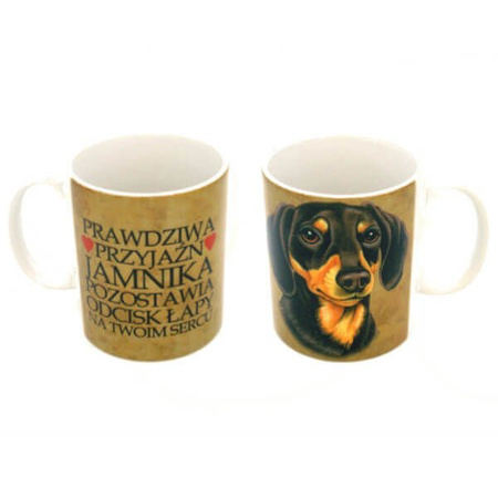 Power gift kubek z pupilem jamnik 300 ml