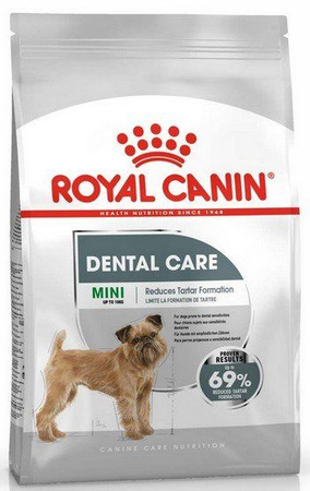 Royal canin mini dental care karma sucha dla psów dorosłych, ras małych, redukująca powstawanie kamienia nazębnego 1kg