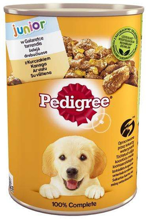 Pedigree Junior Kurczak puszka 400g