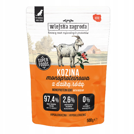 Wiejska Zagroda - Kozina 500 g - Monoproteinowa