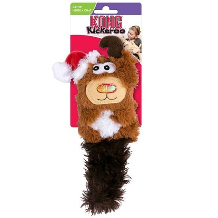 Kong Holiday Kickeroo Reindeer zabawka dla kota
