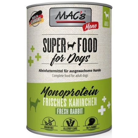 MAC's Mono królik dla psa 400 g