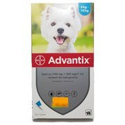 Bayer advantix dla psa 4x1,0 ml 4-10 kg
