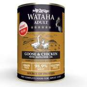 Karma mokra dla kota Wataha Hunt Adult  gęsina z kurczakiem 400g