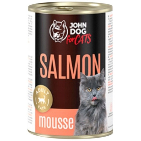John Dog for Cats łosoś mus 400 g