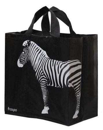 Torba Animals 24L zebra czarna