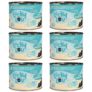 ZESTAW Lucky Lou Lifestage Kitten drób i pstrąg 6 x 200 g