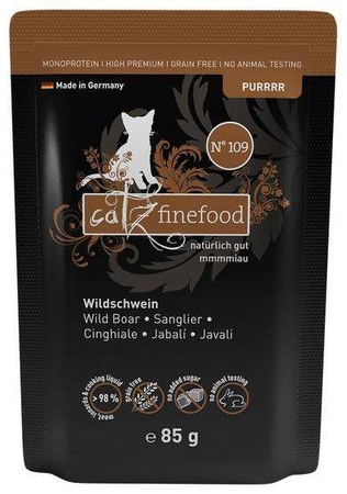 Catz Finefood Purrrr no. 109 Wildschwein dzik 85 g