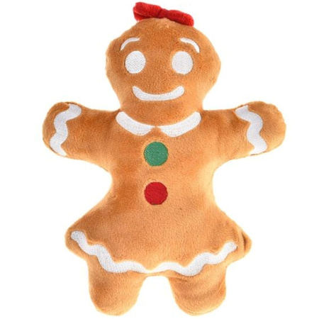 Barry King Xmas piszcząca Pani Pierniczek dla psa 16,5 x 19 cm