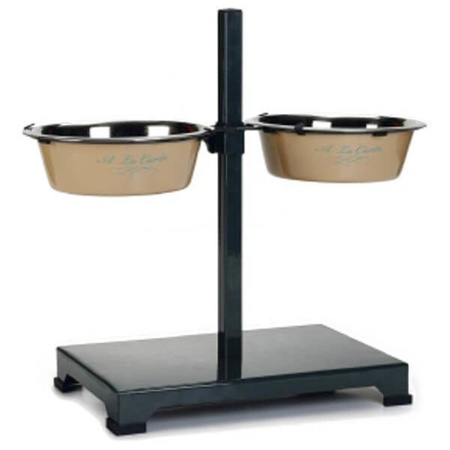 Beeztees stojak a la carte na dwie miski dla psa 2x2530ml/ ø 25 cm