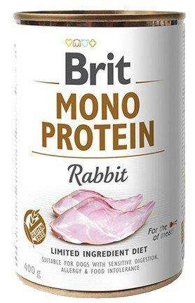 Brit Mono Protein Rabbit puszka 400g
