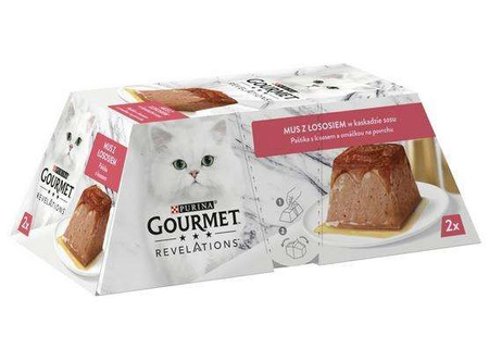 Gourmet Revelations mus z łososiem 2x57g