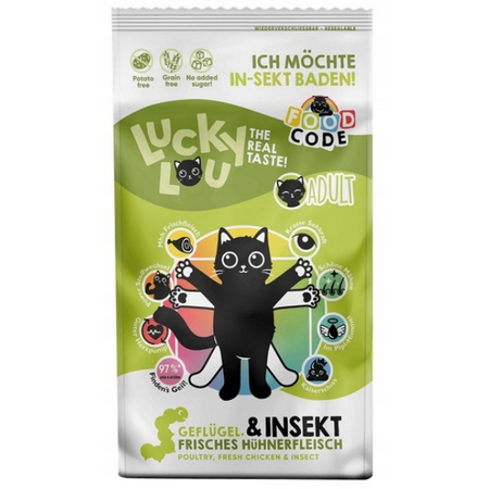 Lucky Lou LL Food Lifestage Adult Drób z owadami, 750 g