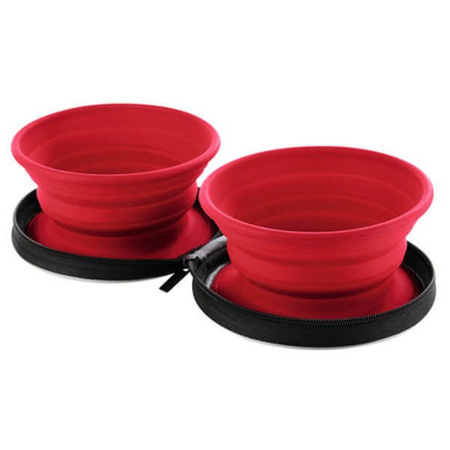 Hunter silikonowa miska list dla psa 2x750 ml