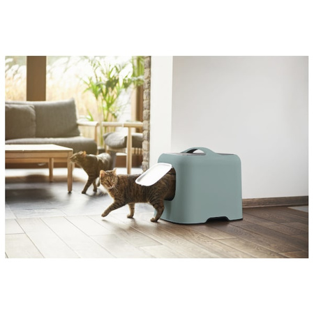 Rotho kuweta zamknięta biala dla kota 51 x 39,5 x 44,3 cm