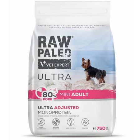 Raw Paleo Ultra Mini Adult Wieprzowina 750g