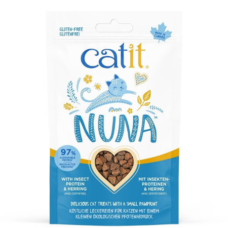 Nuna, przysmak dla kota, białko z owadów i śledź, 60 g