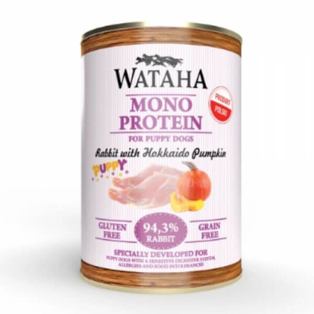 Wataha Monoprotein Puppy królik dla psa 400 g