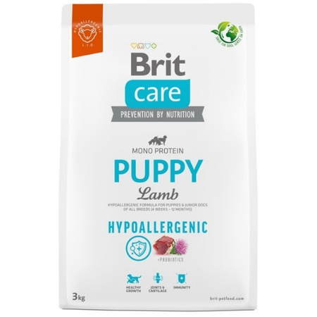 Brit Care Hypoallergenic Puppy jagnięcina dla psa 3 kg