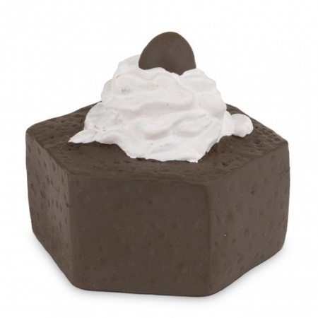 Zabawka, dla psa, babeczka czekoladowa, lateksowa, 8 cm