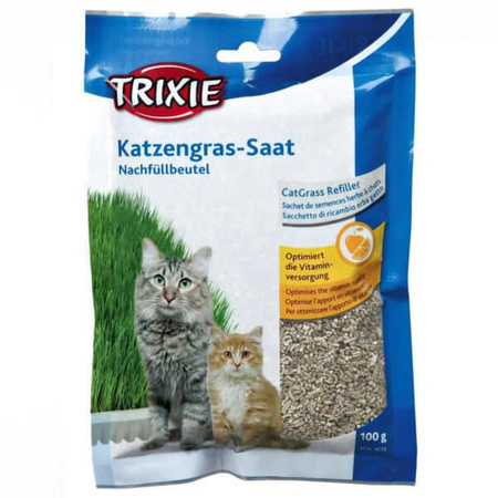 TRAWA DLA KOTA W WORECZKU 100g