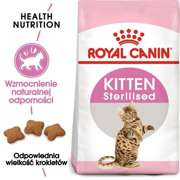 Royal Canin Kitten Sterilised karma sucha dla kociąt od 4 do 12 miesiąca życia, sterylizowanych 400g