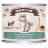 Natural trail family cat indyk, kaczka, łosoś dla kota 200 g, 400 g