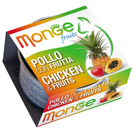 Monge fruit kurczak z papają dla kota 80 g