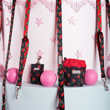amiplay BeHappy 7in1 smycz regulowana Cherry M