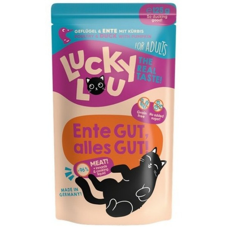Lucky Lou Lifestage Adult drób i kaczka 125 g