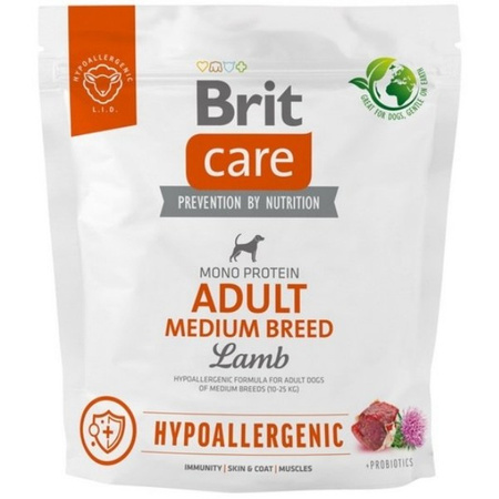 Brit Care Hypoallergenic Medium Breed jagnięcina dla psa 1 kg