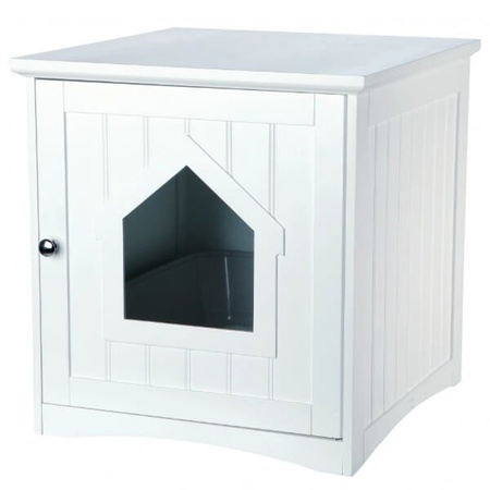 Kuweta chatka, 49 × 51 × 51 cm, biała