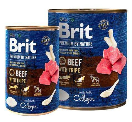 Brit premium by nature beef with tripe 400 g