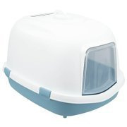 Primo XXL, kuweta kryta, niebieski/szary, 56 × 47 × 71 cm