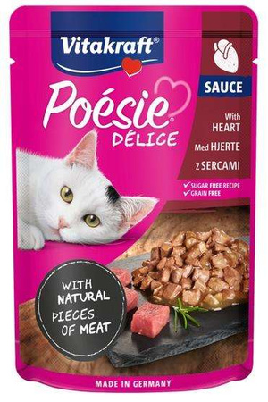 Vitakraft poesie deli z sercami dla kota 85 g