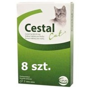 Cestal tabletki do żucia i rozgryzania dla kota 8 szt