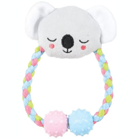 Zolux Puppy Tiny koala dla psa ze sznurkiem szara