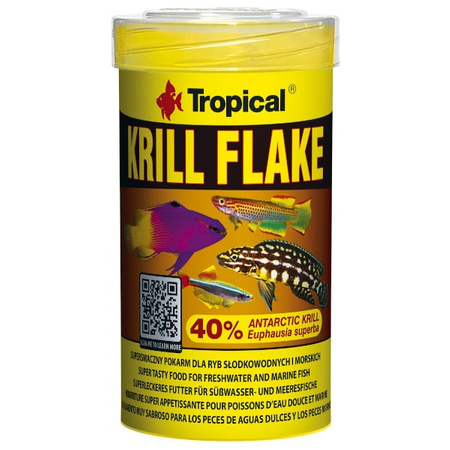 Tropical krill flake 500ml, 100g