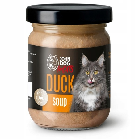 John Dog for Cats kaczka w sosie zupa 100 g